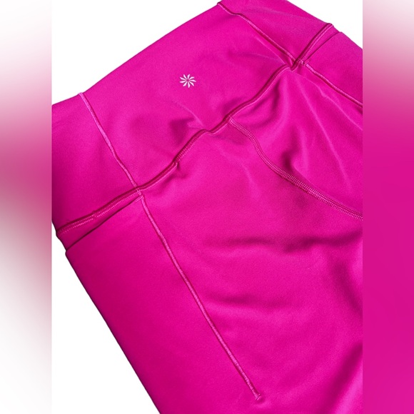 NWOT Athleta Transcend High Rise Stash Tight - Salvia Pink *25" - Picture 2 of 7